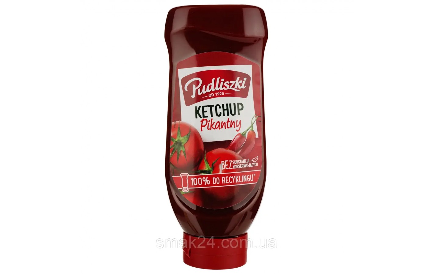Кетчуп Пикантный БЕЗ КОНСЕРВАНТОВ Pudliszki Ketchup Pikantny 480г Польша