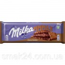 Шоколад молочный с бисквитным печеньем Milka Choco Cookie 300г Швейцария