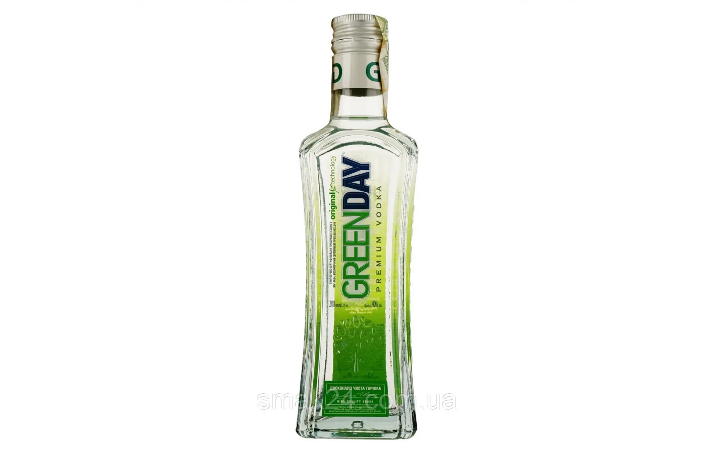 Водка Green Day Premium Vodka 40% 200мл Украина
