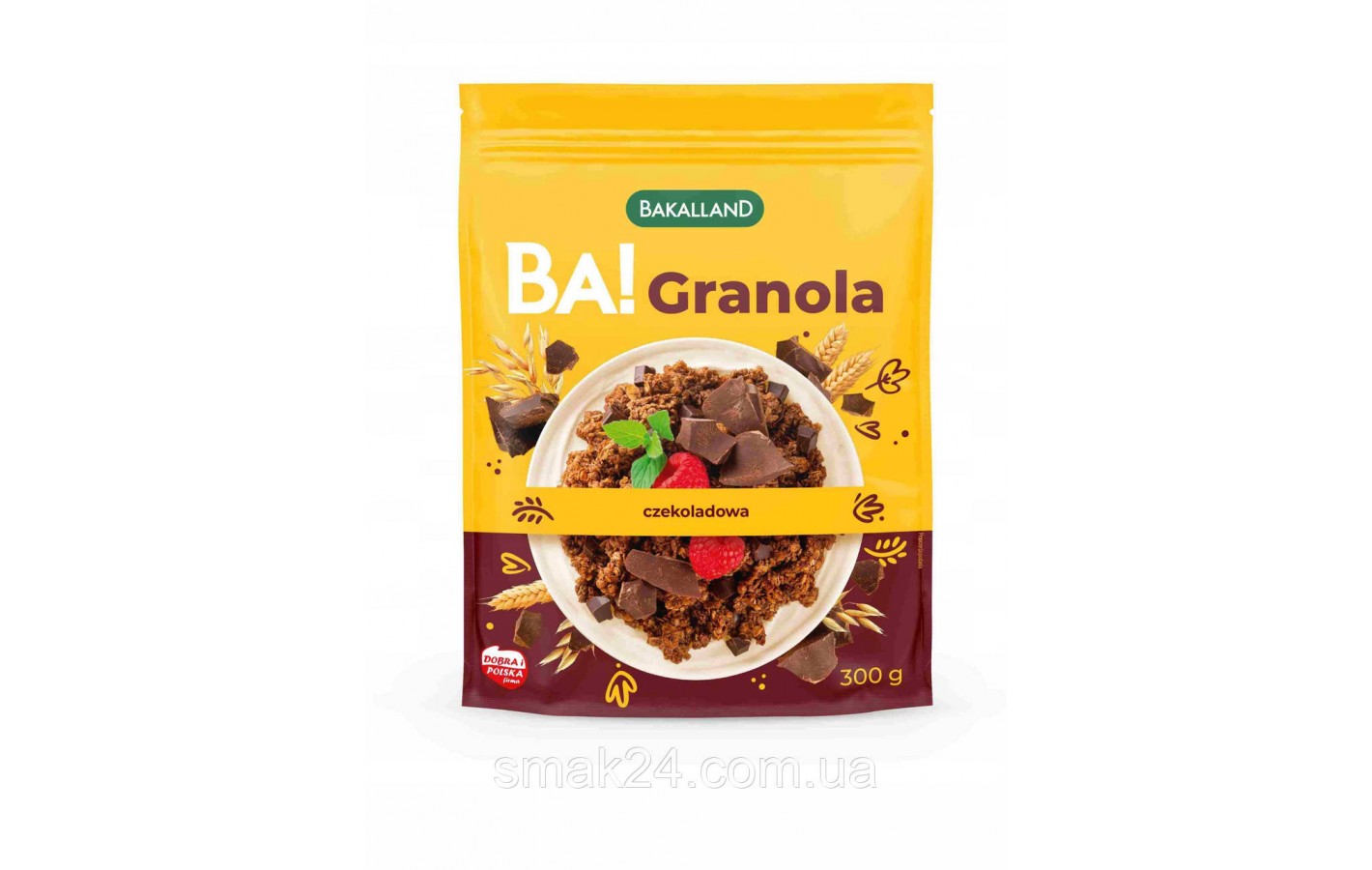 Гранола шоколадна Bakalland Ba! Granola Czekoladowa 300г Польща