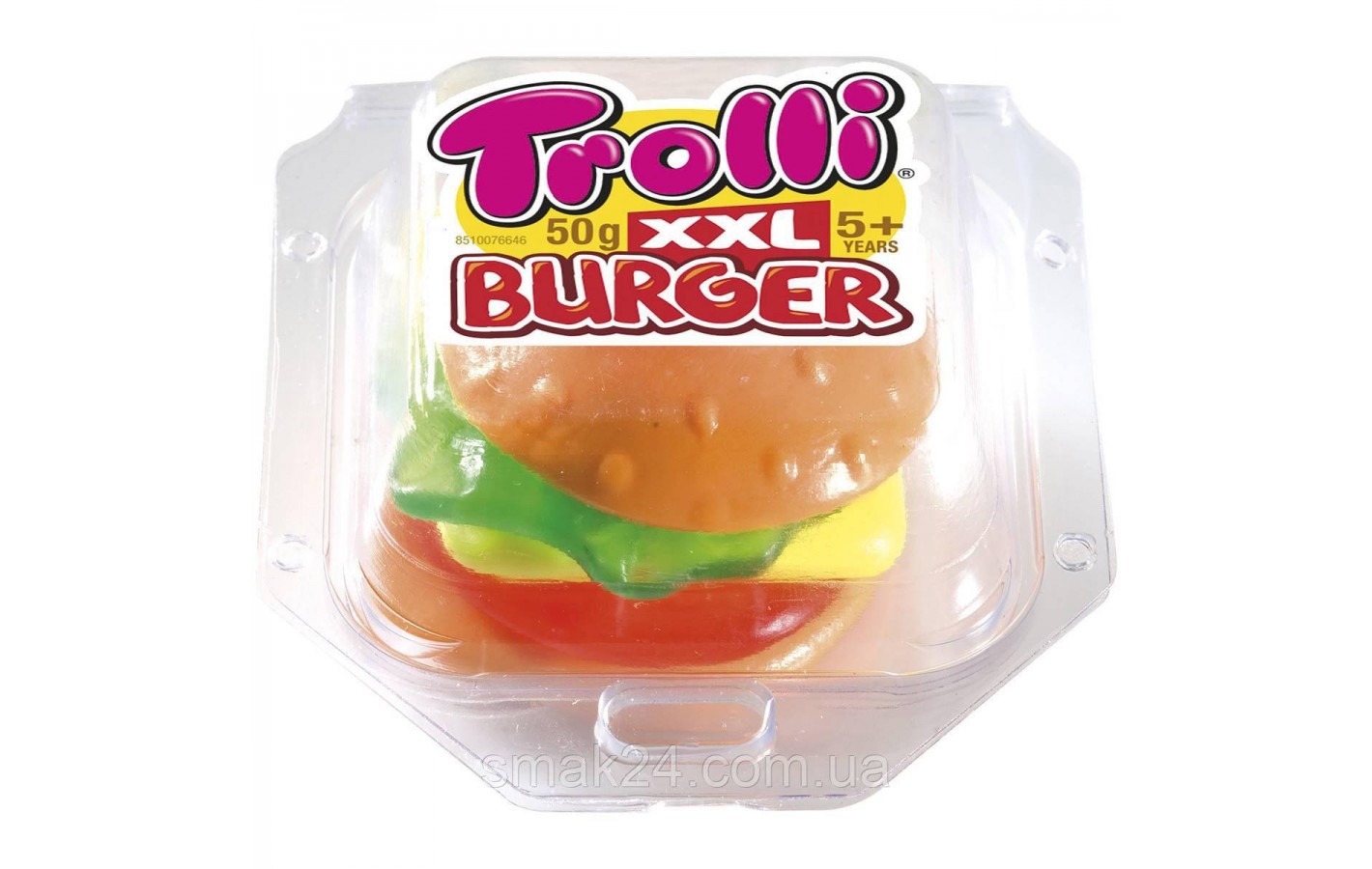 Желейні цукерки Trolli XXL Mega Burger 50 гx12шт Німеччина