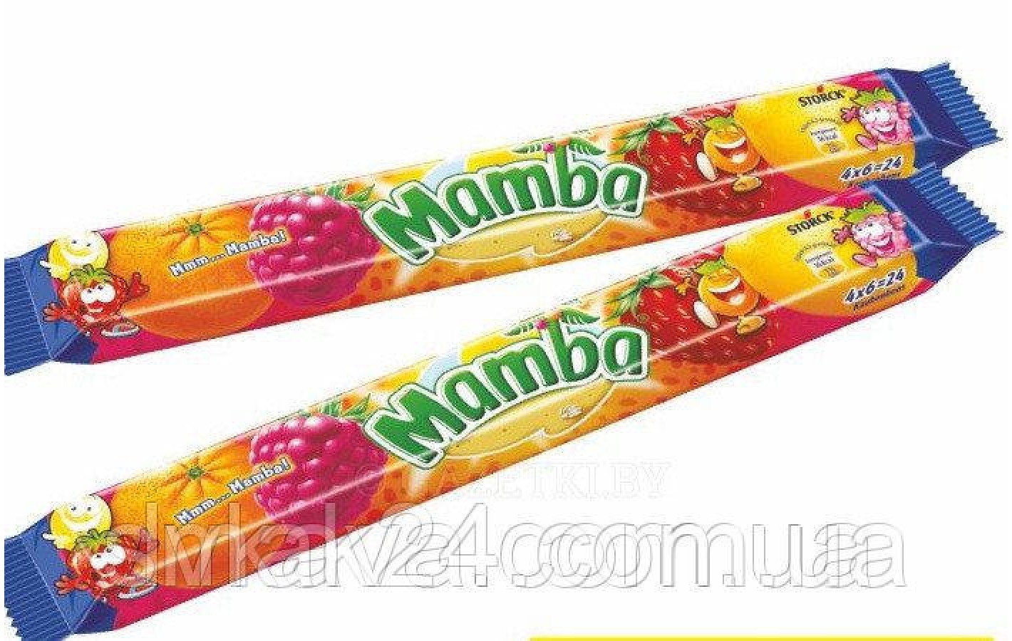 Жевательные конфеты Strock Mamba,  4 х 25,5 г