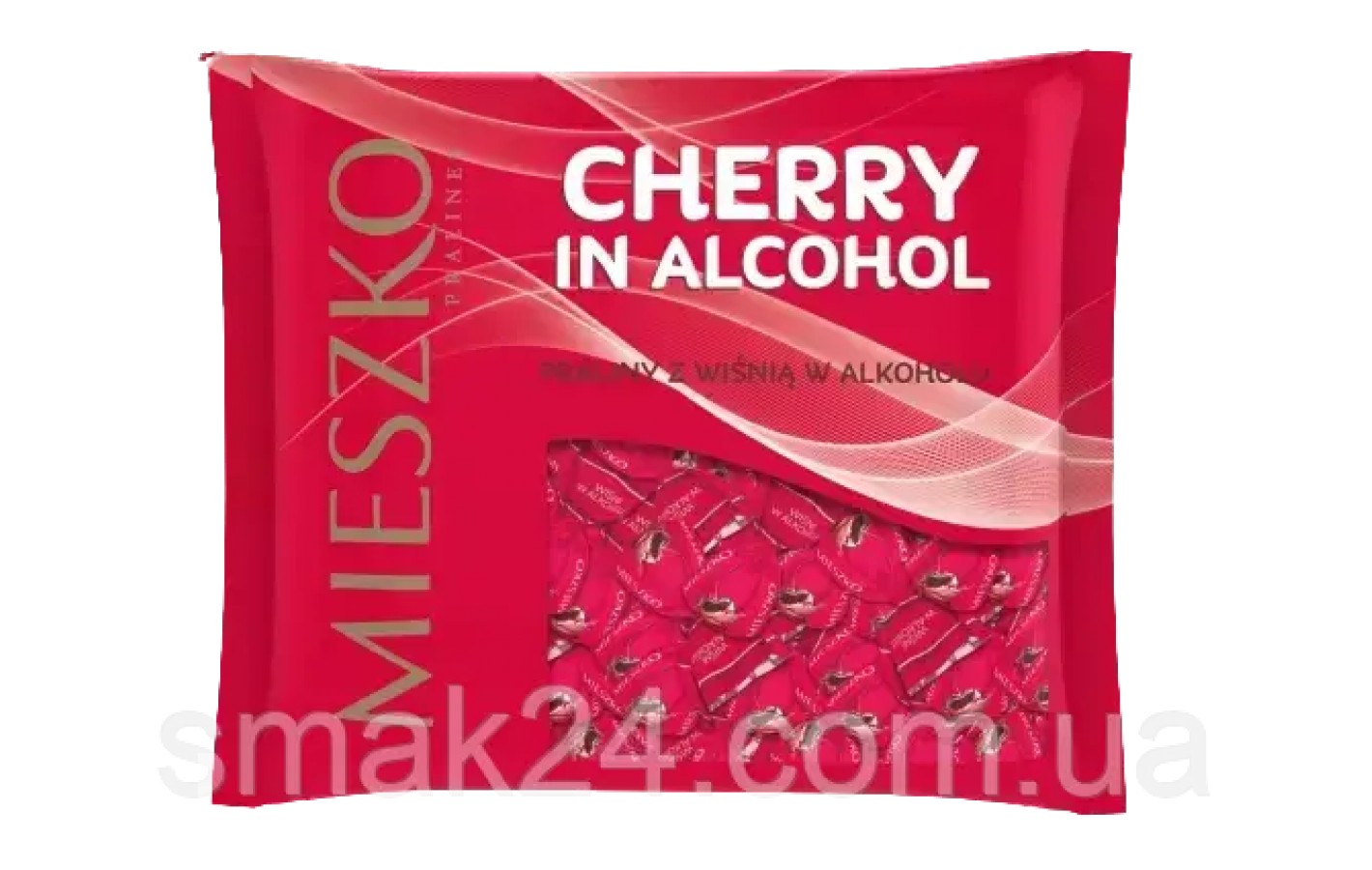Шоколадні цукерки Вишня в лікері Mieszko Cherry in Alcohol 1 кг Польща