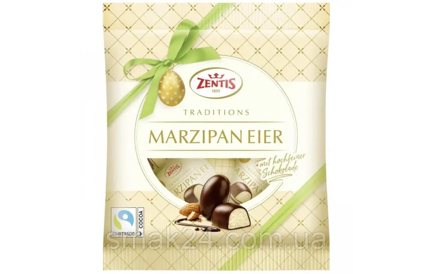 Марципанові яйця Традиційні Zentis Marzipan Eier Traditions 200 г Німеччина