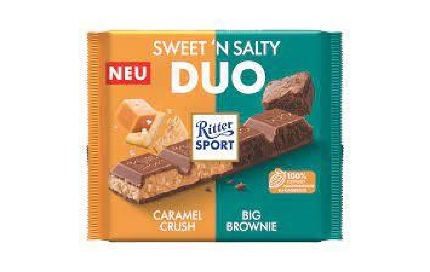 Молочный шоколад Ritter Sport Sweet'n Salti Duo 218г Германия