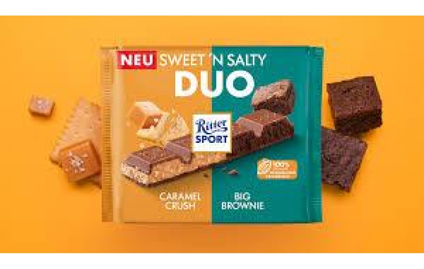 Молочный шоколад Ritter Sport Sweet'n Salti Duo 218г Германия