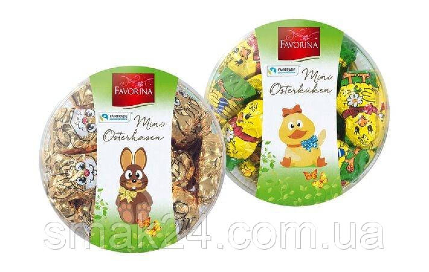 Набір Шоколадних Пасхальних Кроликів Favorina Mini Osterhaseu 125г Німеччина