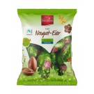 Шоколадные молочные яйца с начинкой нуга из фундука Favorina Edel Nougat-Eier Haselnuss 150г Германия