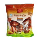Шоколадные молочные яйца с миндальной нугой Favorina Edel Nougat-Eier Mandel 150г Германия