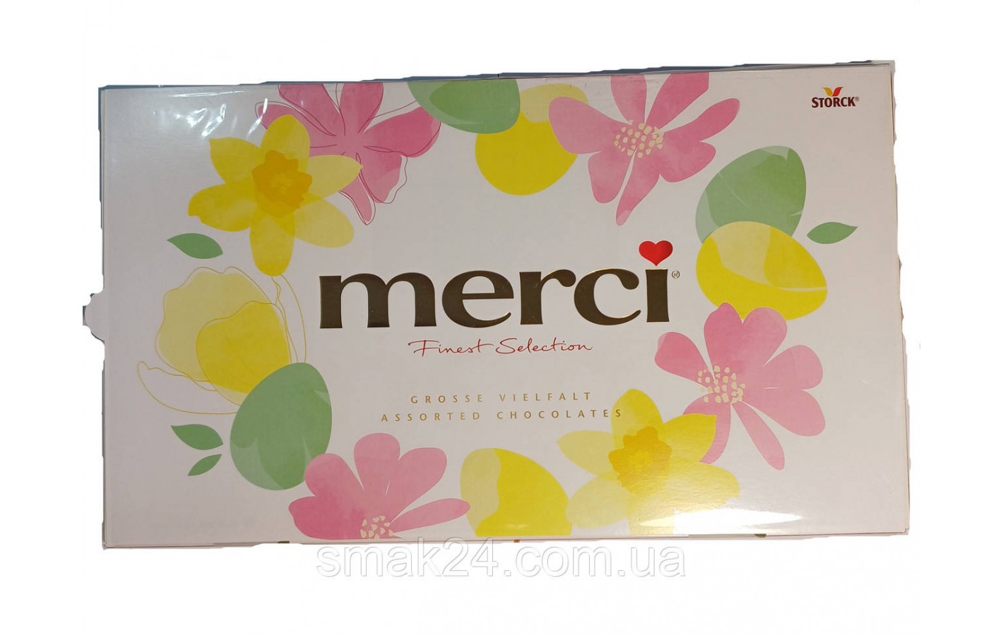Шоколад  Асорті (8 смаків) Storck  Merci  Finest Selection 400г Німеччина
