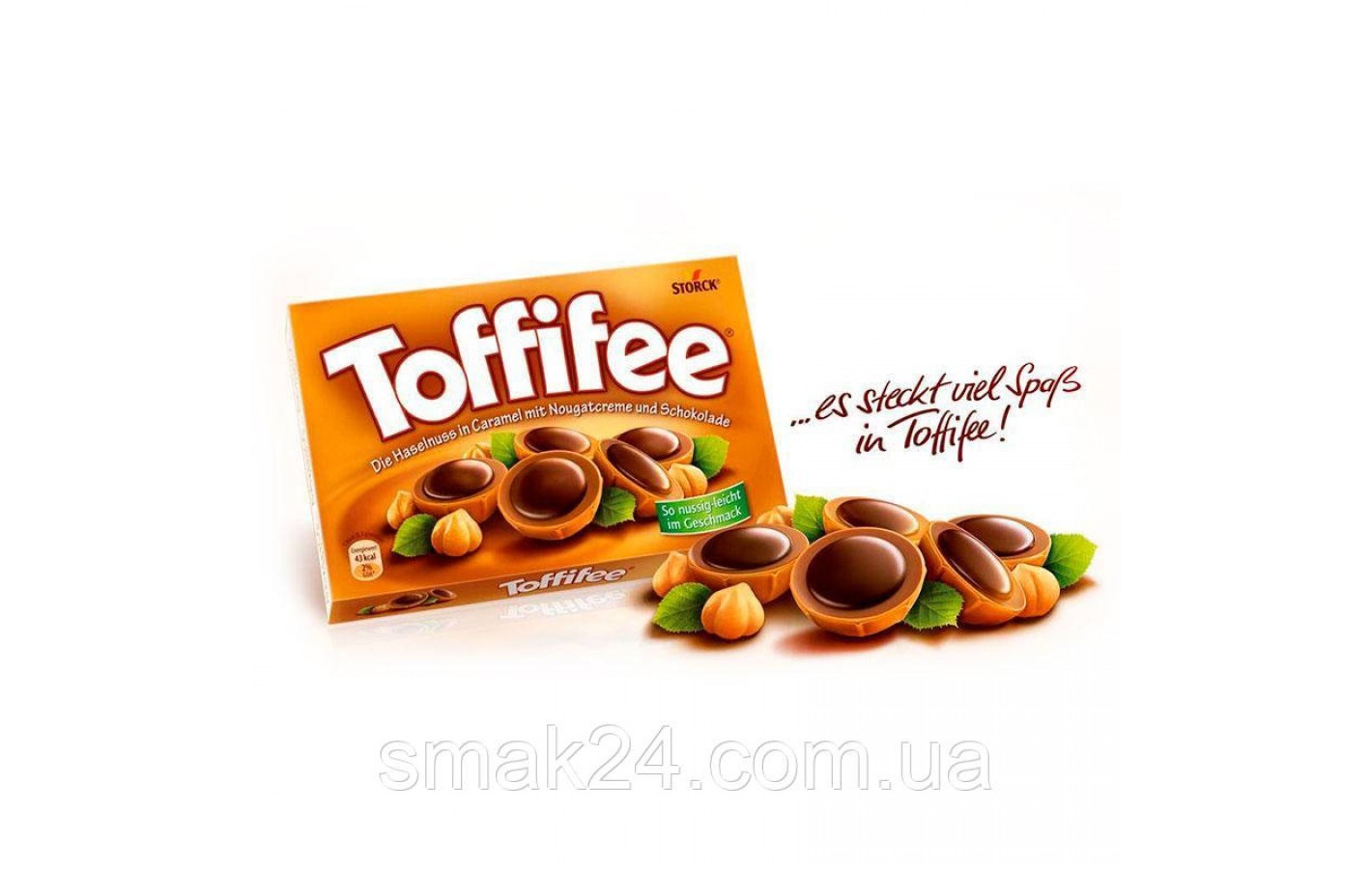 Конфеты Toffifee фундук в карамели с кремовой нугой и шоколадом (3штх125г) 375г Германия