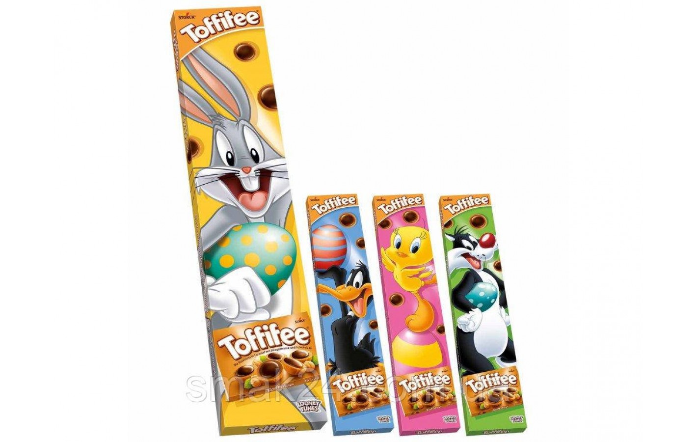 Конфеты Toffifee фундук в карамели с кремовой нугой и шоколадом (3штх125г) 375г Германия
