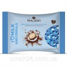 Конфеты шоколадные Я Люблю Молоко и Злаки Socado I lave milk and cereals 1кг Италия