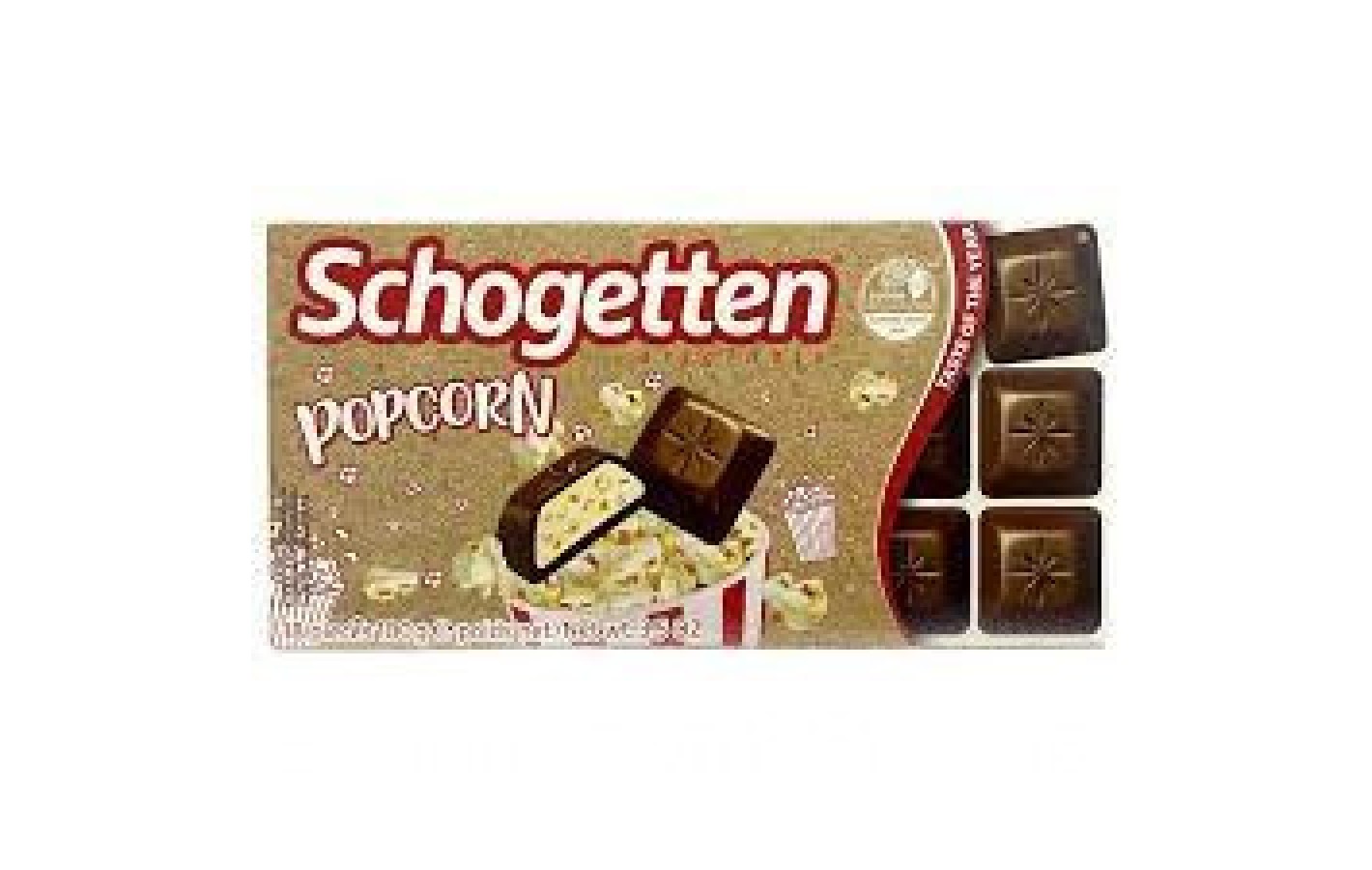 Шоколад молочний Попкорн Schogetten Popcorn 100 г Німеччина