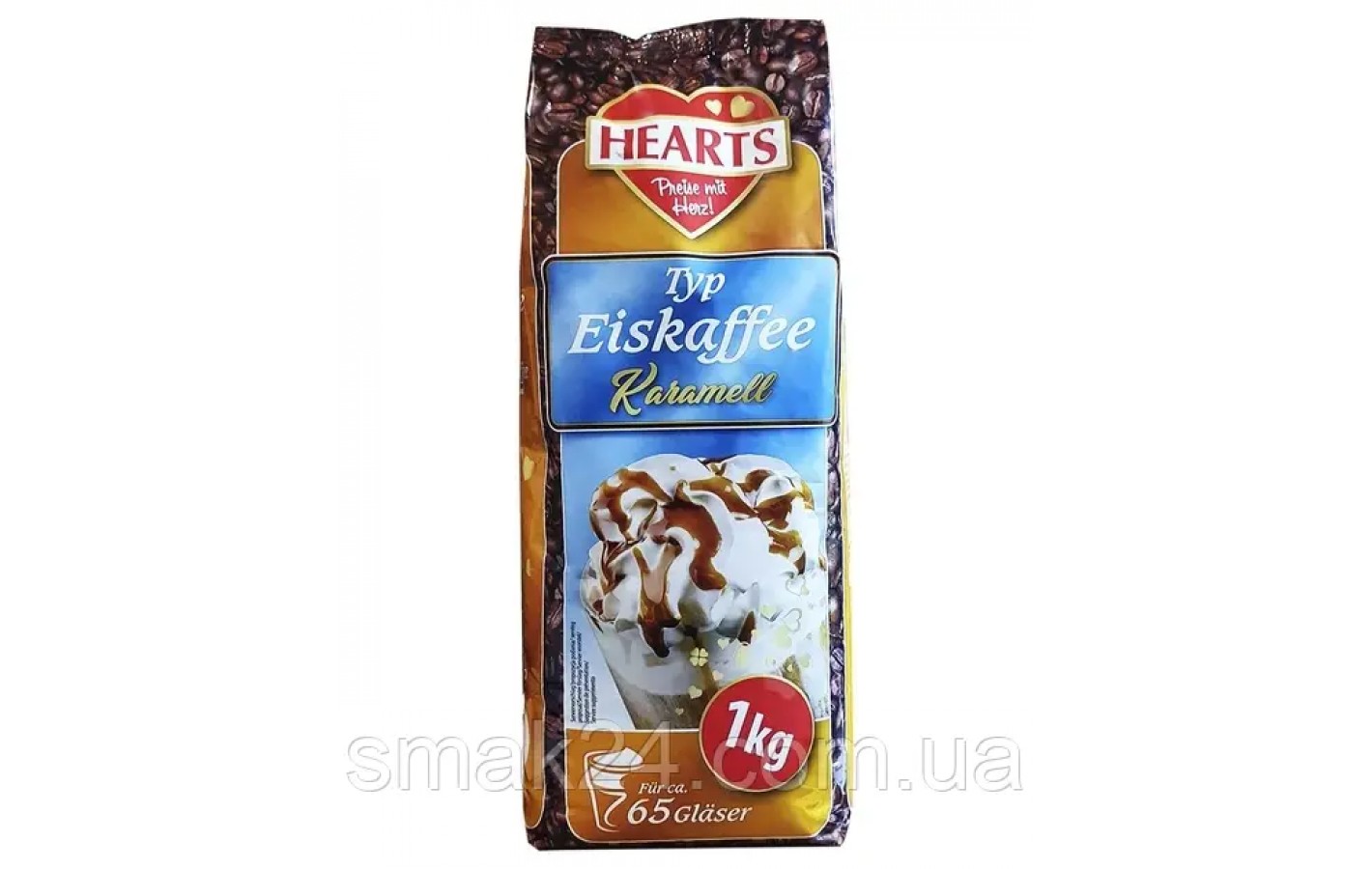 Кавовий напій Холодна кава Карамель Hearts Eiskaffee Karamell 1кг Німеччина