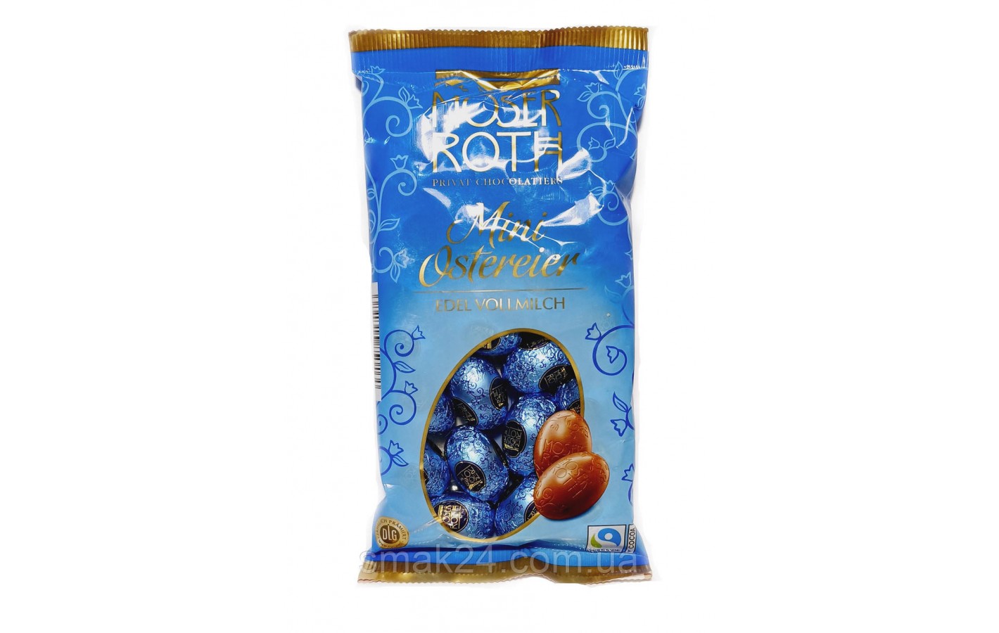 Шоколадні кульки Moser Roth Mini Chocoladenkugeln Edel Vollmilch 150г Німеччина