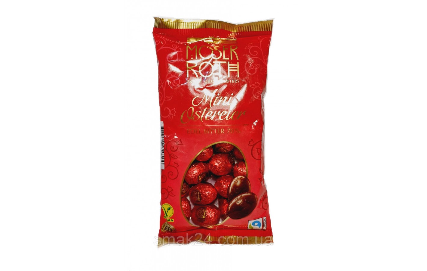 Шоколадні кульки Moser Roth Mini Chocoladenkugeln Edel Vollmilch 150г Німеччина