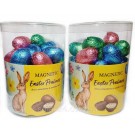 Шоколадные яйца Ассорти с начинкой Magnetic Easter Pralines choco-strawberry&vanilla-crisps 410г Польша