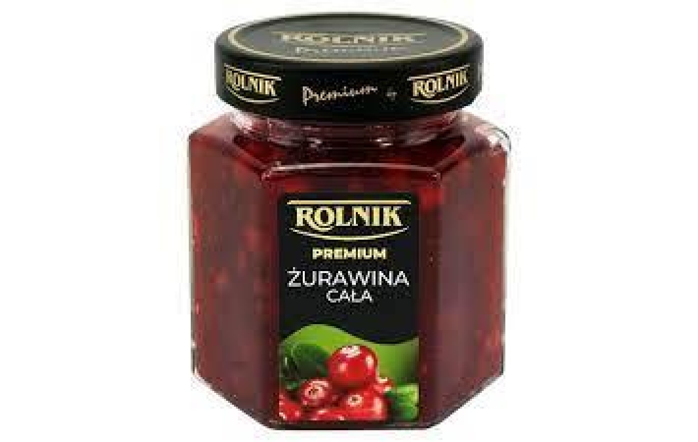 Клюквенный соус для мясных и других блюд Rolnik Premium Zurawina cala 300г  Польша