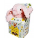 Подарунковий набір Іграшка Зайчик+Асорті щоколодних цукерок 90г Magnetic Easter Candies Польща