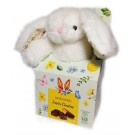 Подарунковий набір Іграшка Зайчик+Асорті щоколодних цукерок 90г Magnetic Easter Candies Польща