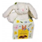 Подарочный набор Игрушка Зайка+Ассорти щоколадных конфет 90г Magnetic Easter Candies Польша