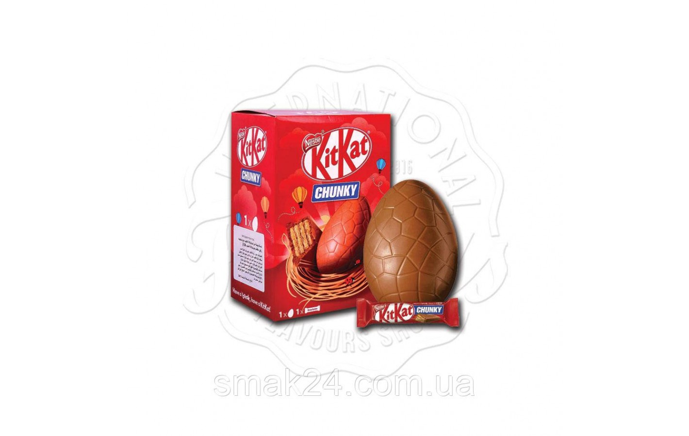Подарунковий набір Яйце + Батончик Nestle KitKat Chunky 129г Німеччина