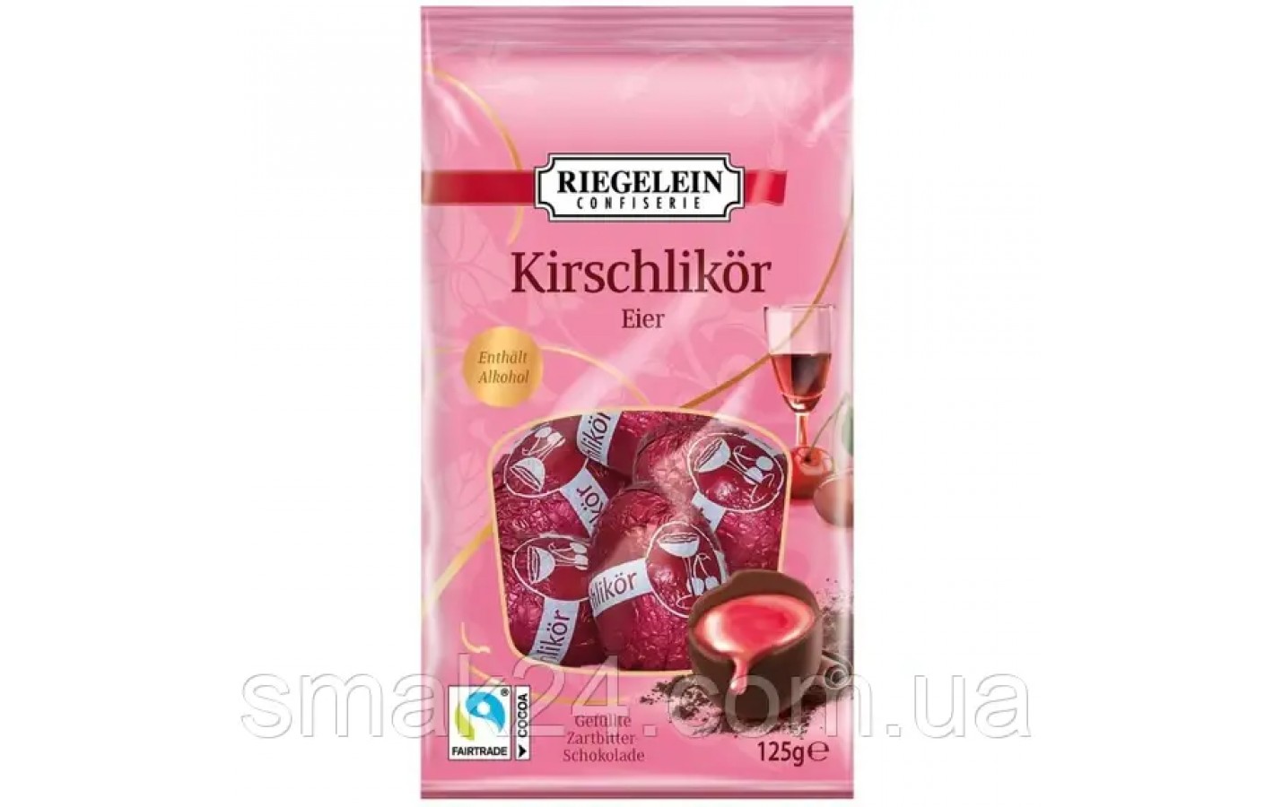 Шоколадные яйца с вишневым ликером Oster Edition Kirschlikor 150г Германия