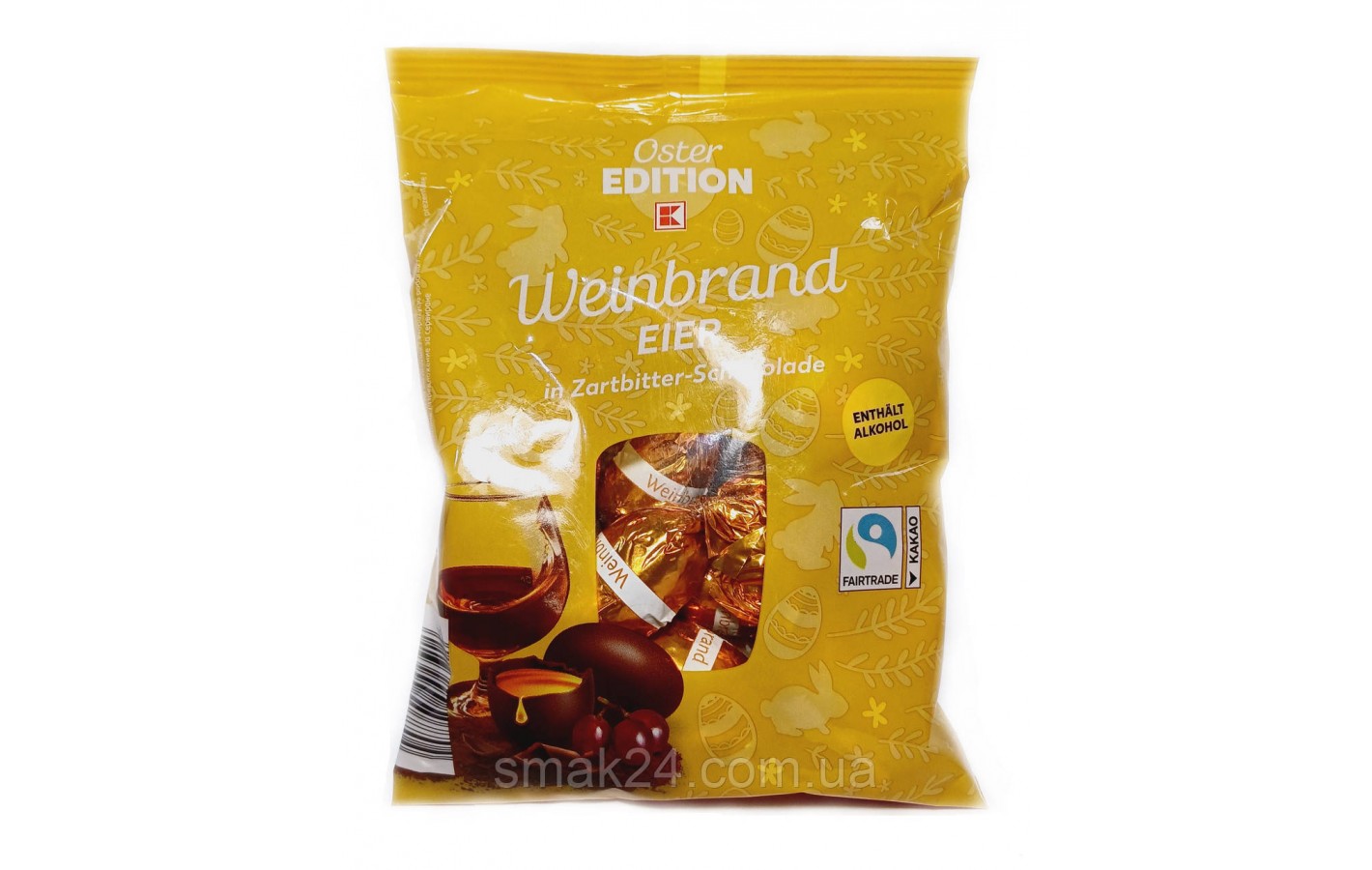 Шоколадные яйца с бренди Oster Edition Weinbrand 150г Германия