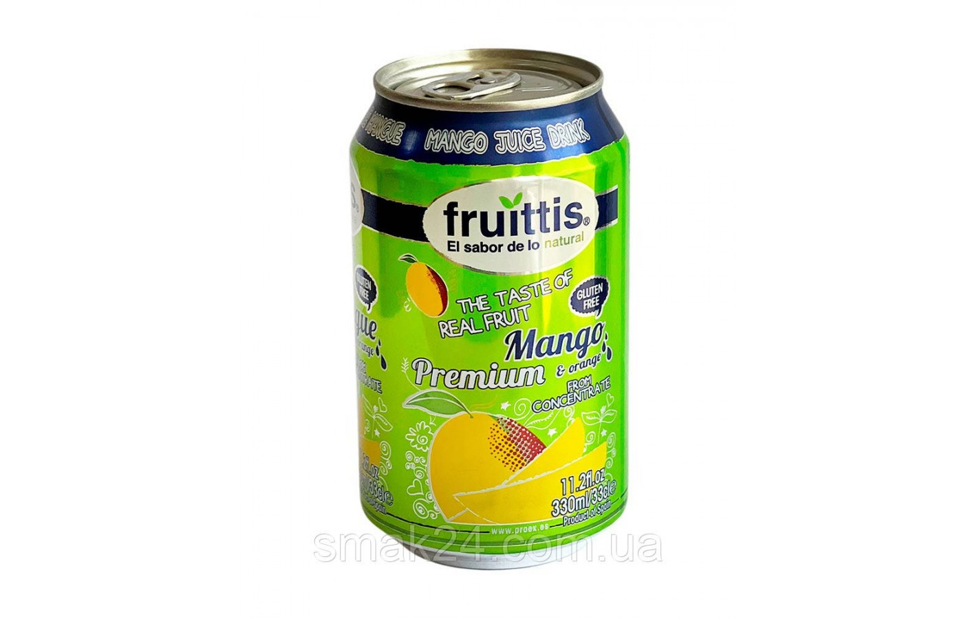 Напій соковмісний Мультифрукт Fruittis Multifruits Premium, 330 мл ж/б Іспанія