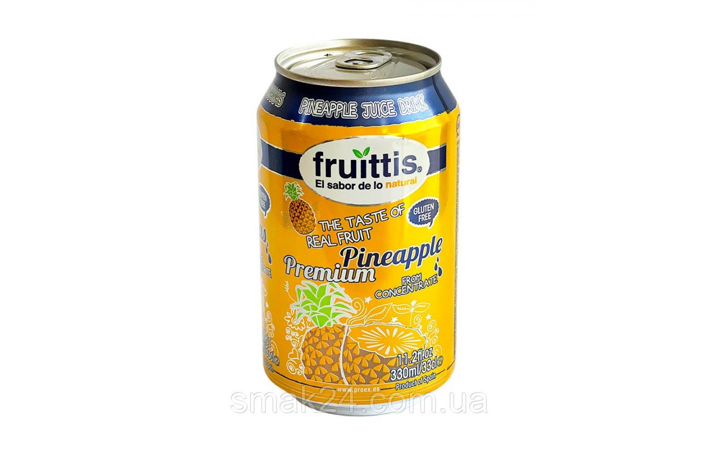 Напій соковмісний Мультифрукт Fruittis Multifruits Premium, 330 мл ж/б Іспанія