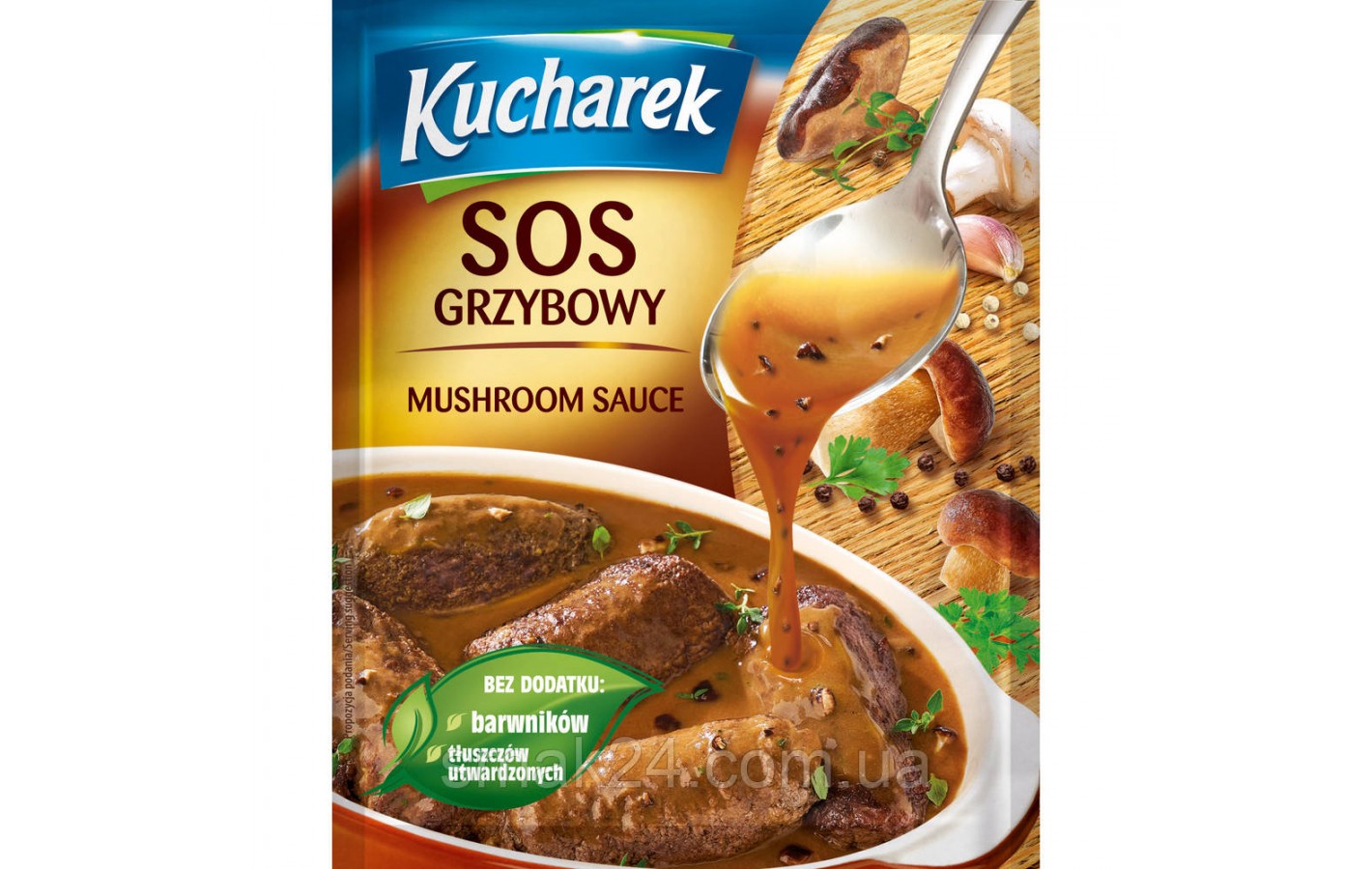 Соус грибний Kucharek Sos grzybowy 28г Польща
