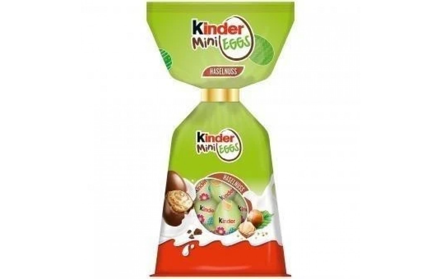 Шоколадные мини-яйца Kinder Mini Eggs Haselnuss 85г (15шт) Италия