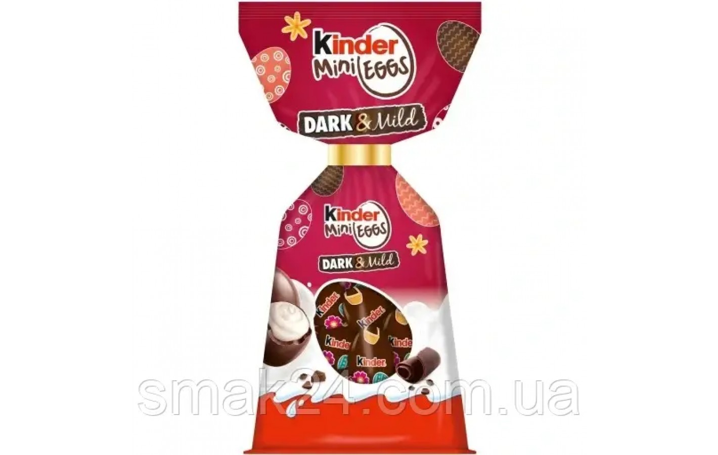 Шоколадні міні-яйця Kinder Mini Eggs Dark&Mild 85г (15шт) Італія
