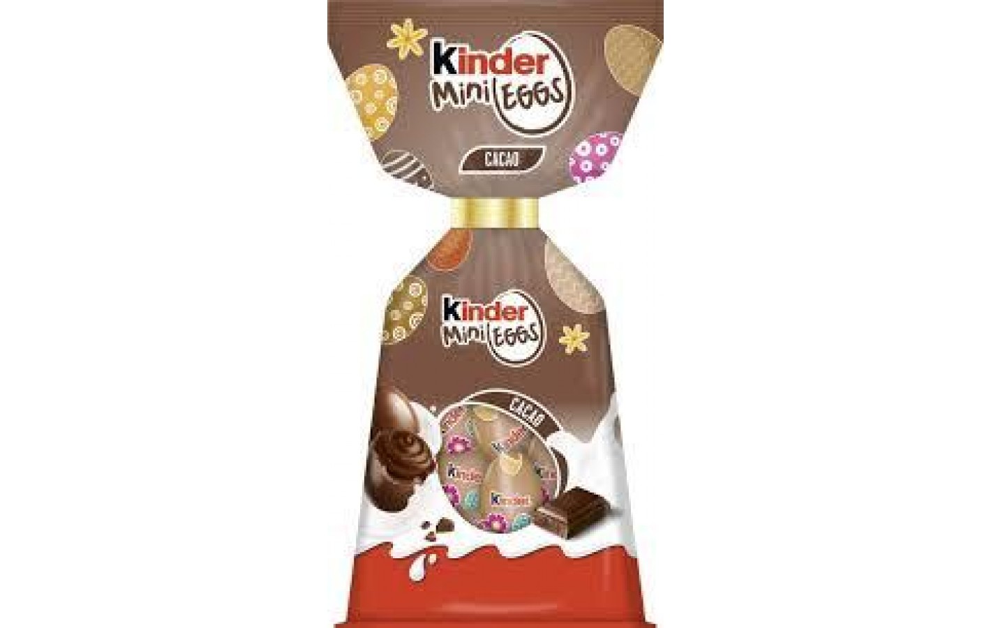 Шоколадні міні-яйця Kinder Mini Eggs Cacao 85г (15шт) Італія