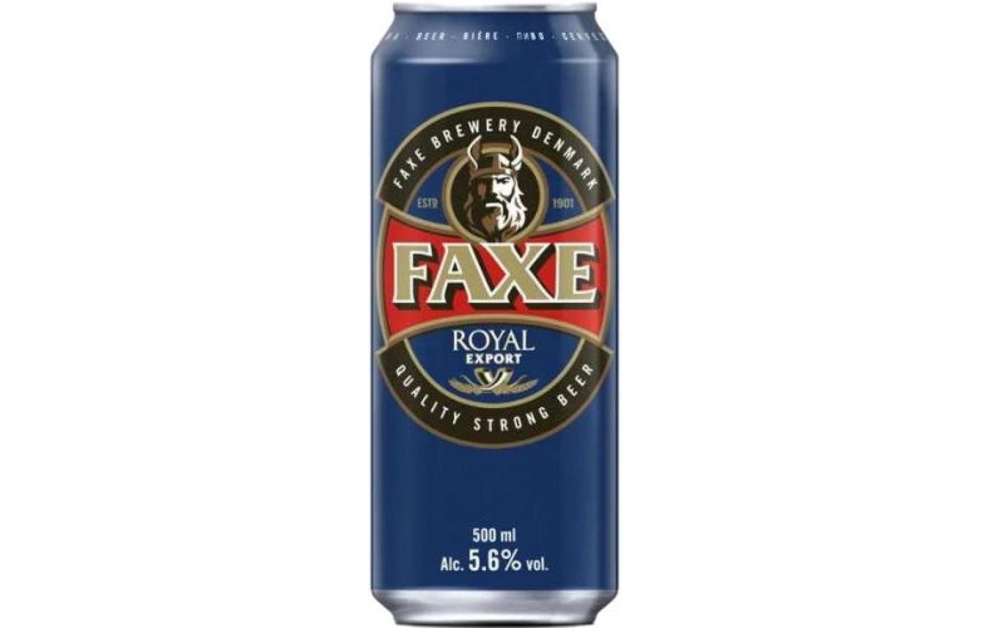 Пиво светлое фильтрованное Faxe Royal 5.6% 0.5л Литва