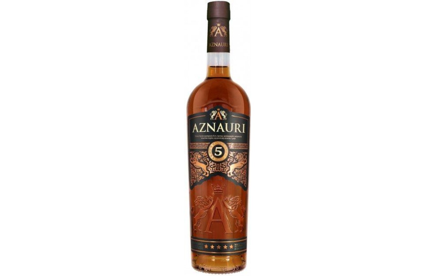 Коньяк України ординарний Азнаурі 5* Aznauri 40% 1л.