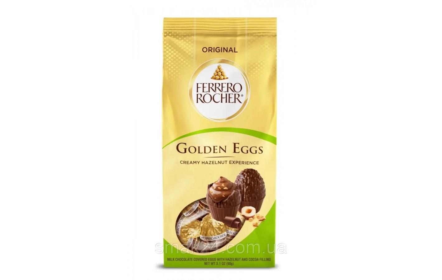 Шоколадні яйця Ferrero Rocher Golden Eggs 90г (9 шт) Італія
