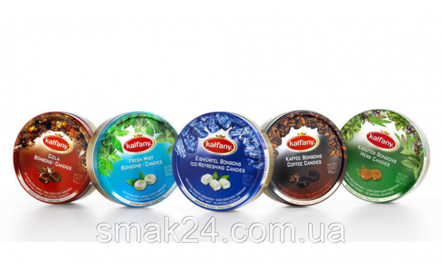 Леденцы (конфеты) Арбуз Kalfany Watermelon Drops 150г Германия