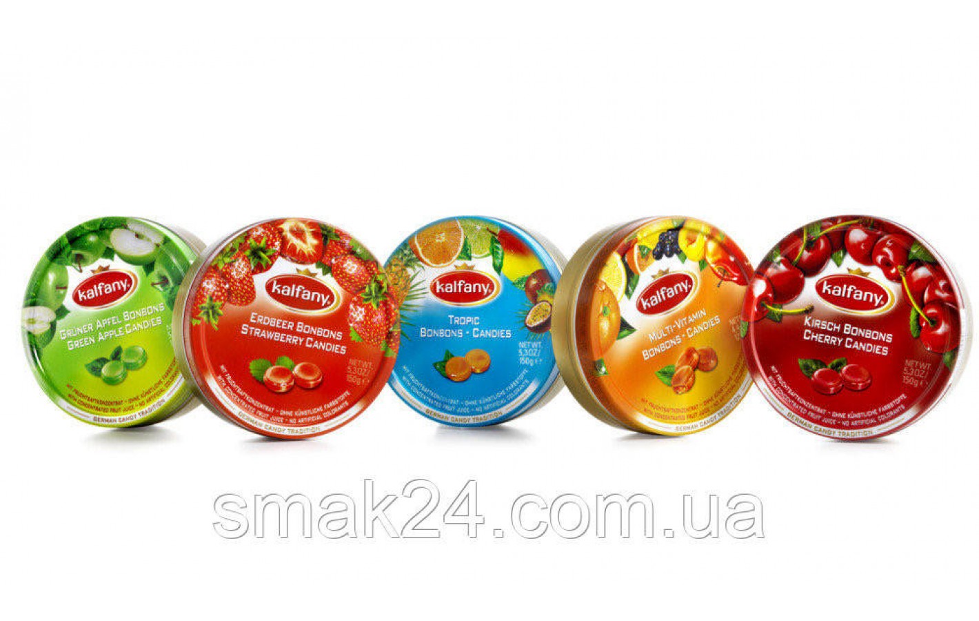 Леденцы (конфеты) Арбуз Kalfany Watermelon Drops 150г Германия