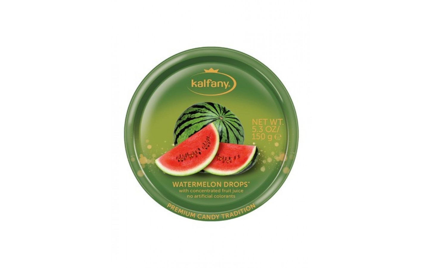 Леденцы (конфеты) Арбуз Kalfany Watermelon Drops 150г Германия
