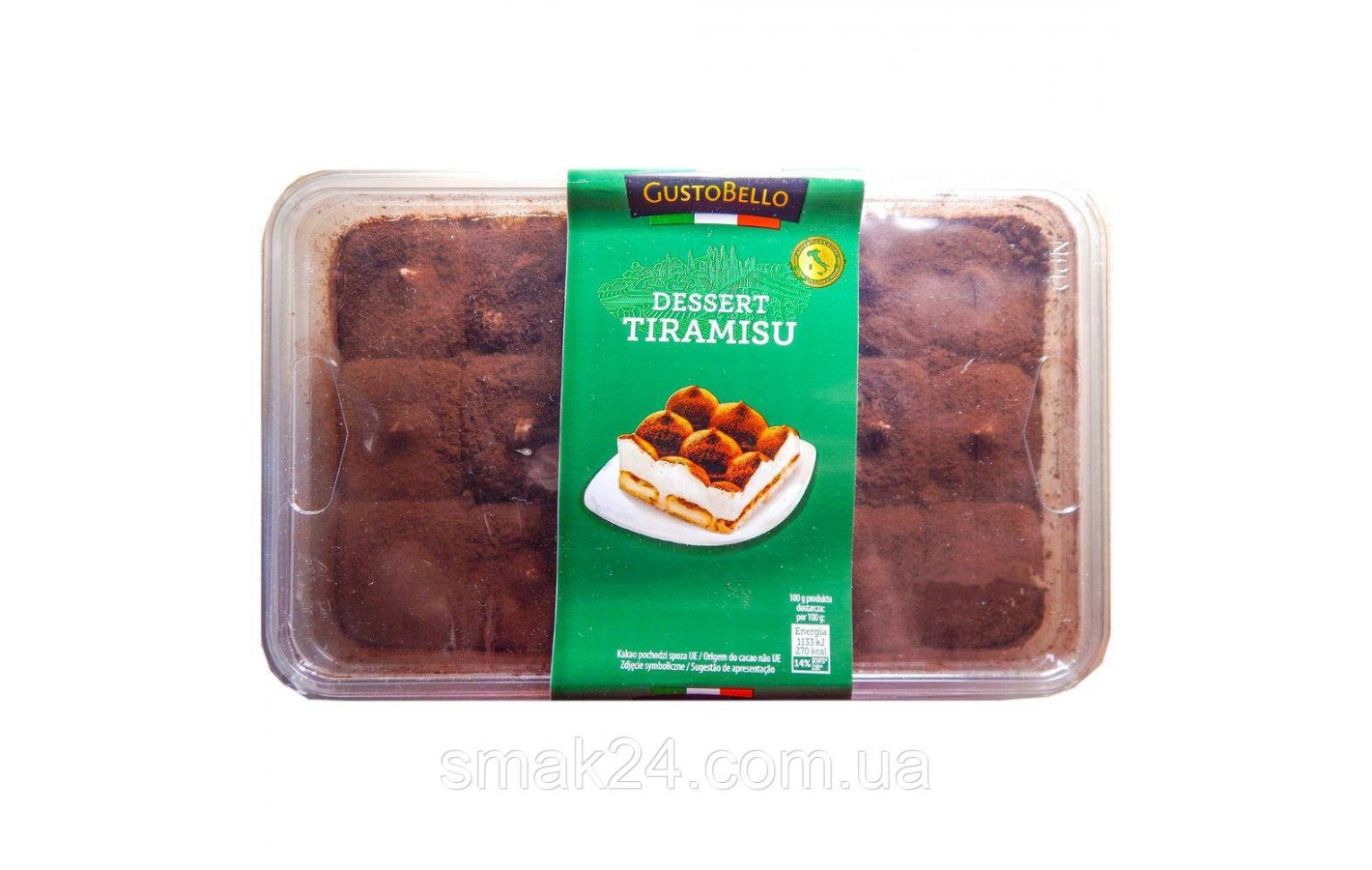 Десерт Тирамису GustoBello Dessert Tiramisu 500г Италия