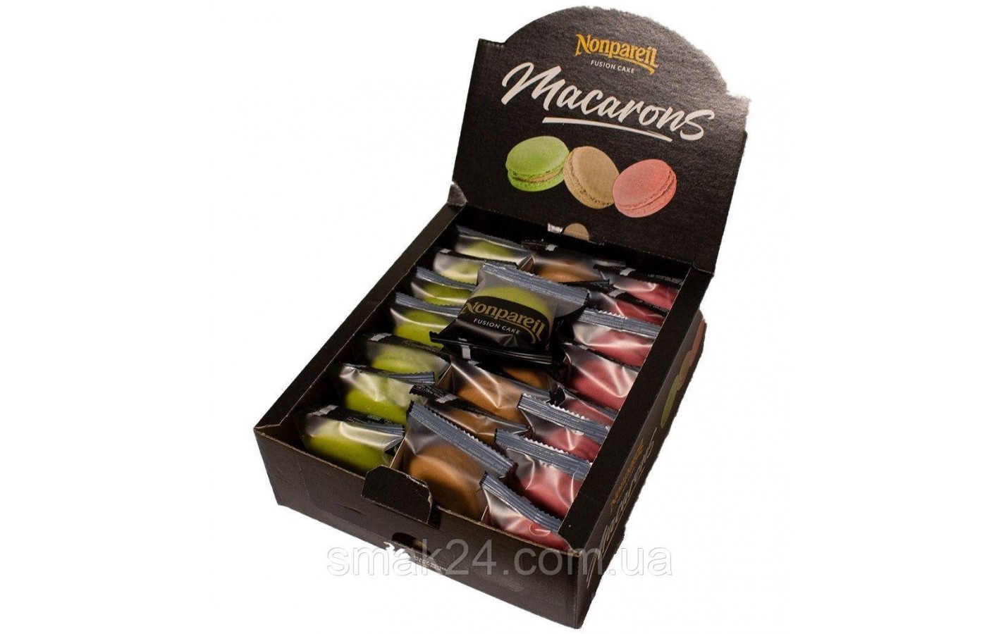 Тістечко з мигдальним борошном Макаронс Мікс Nonpareil Macarons 24шт 510г