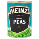Горошек зеленый консервированный Heinz Green Peas 400/240г Польша