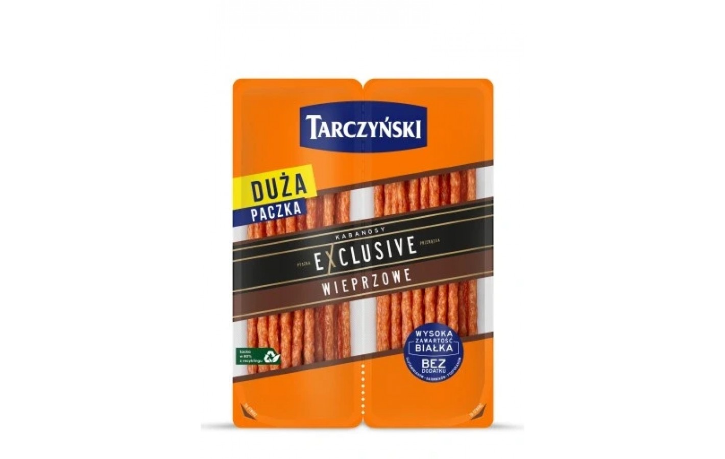 Ковбаски Кабанос із свинини БЕЗ ГЛЮТЕНУ TARCZYŃSKI Exclusive Kabanosy Wieprzowe Duo 2x125г Польща