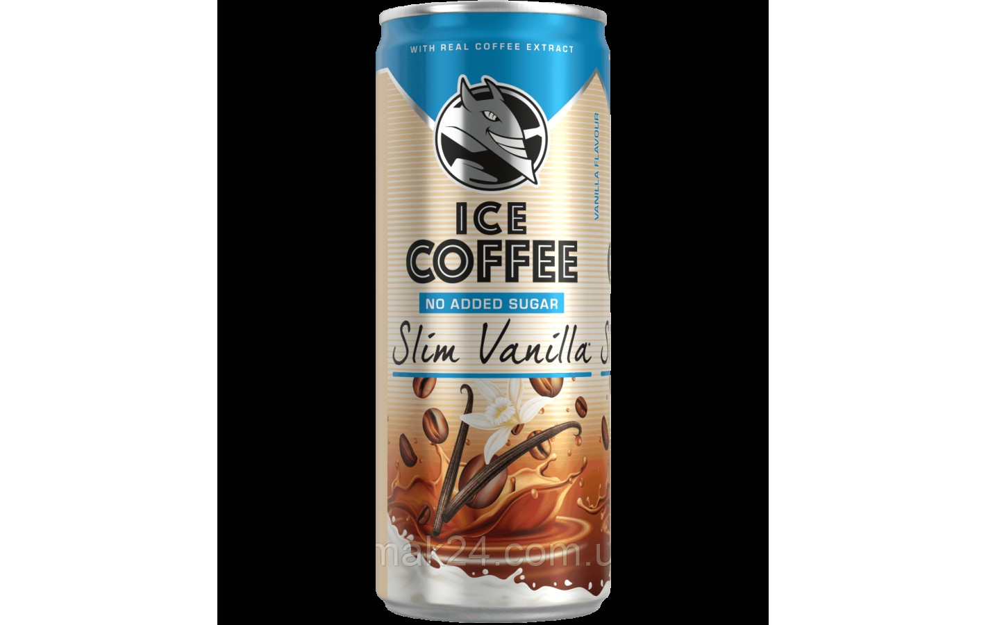 Холодный кофе с молоком и бурбонской ванилью БЕЗ САХАРА Hell Energy Ice Coffee Slim Vanilla 250мл Венгрия