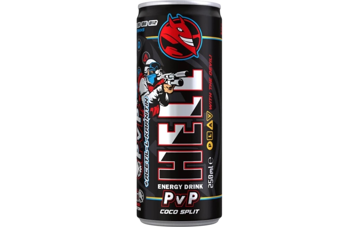 Энергетический напиток  Hell Energy Drink PvP Coco Split 250мл Венгрия