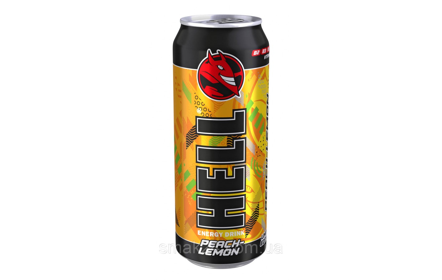 Енергетичний напій Hell Energy Drink Peach Lemon 500мл