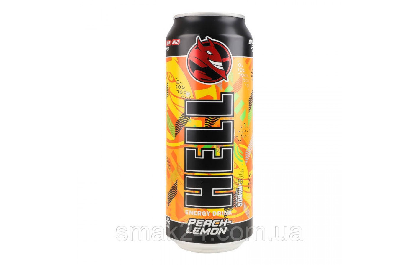 Енергетичний напій Hell Energy Drink Peach Lemon 500мл