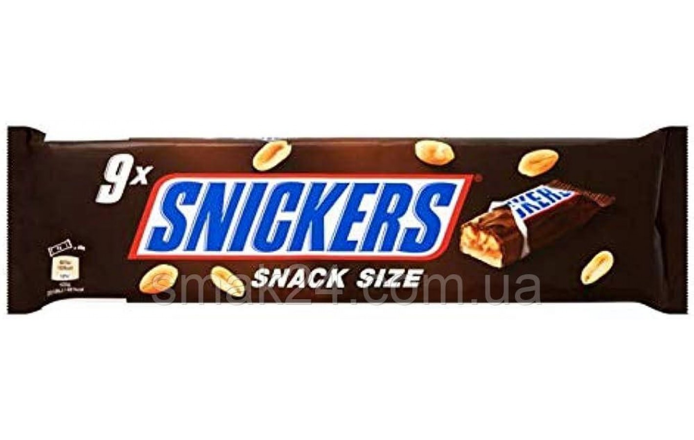 Шоколадный батончик SNICKERS 40г Великобритания